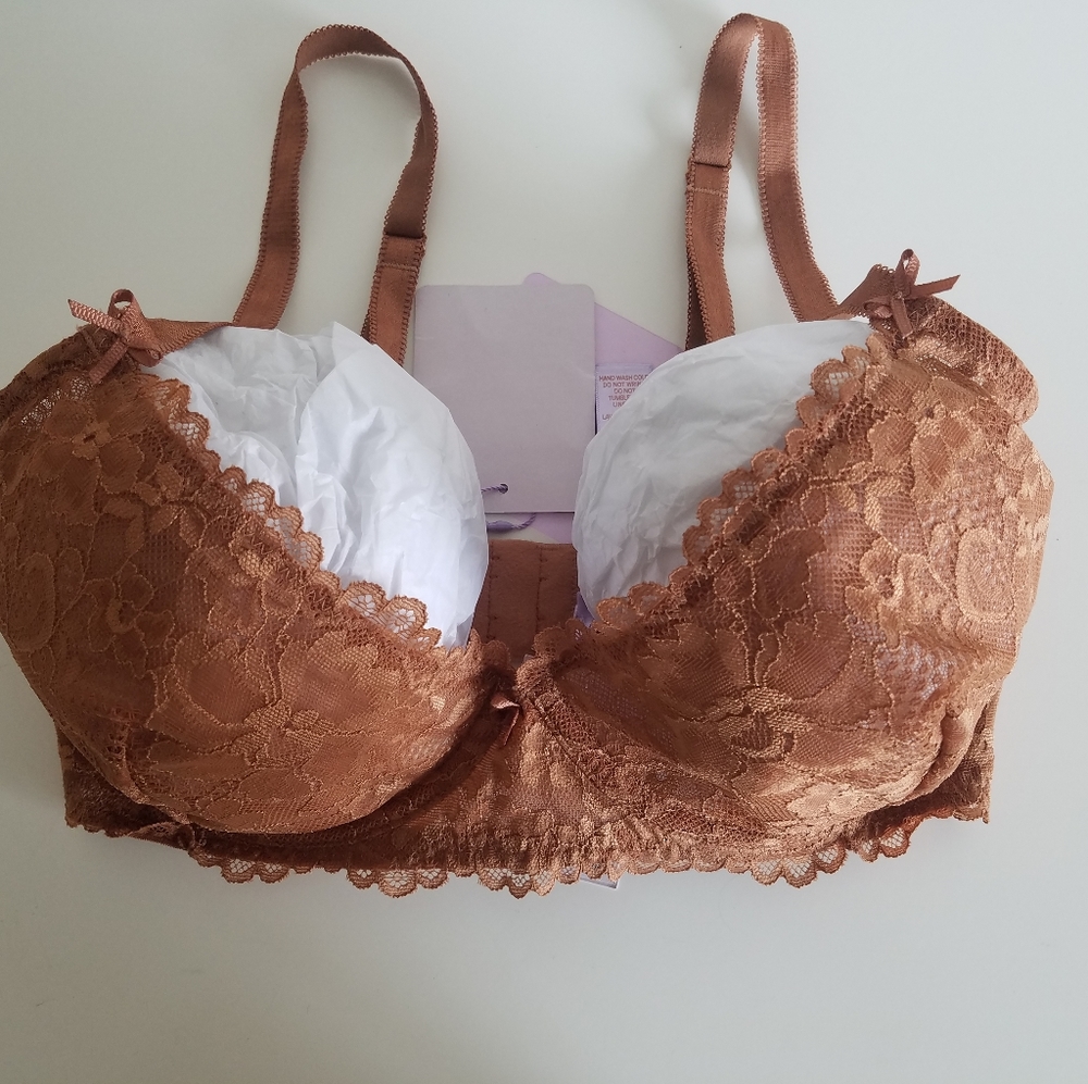 Unlined Floral Lace Bra